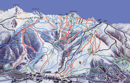 Mapa Cerro Catedral